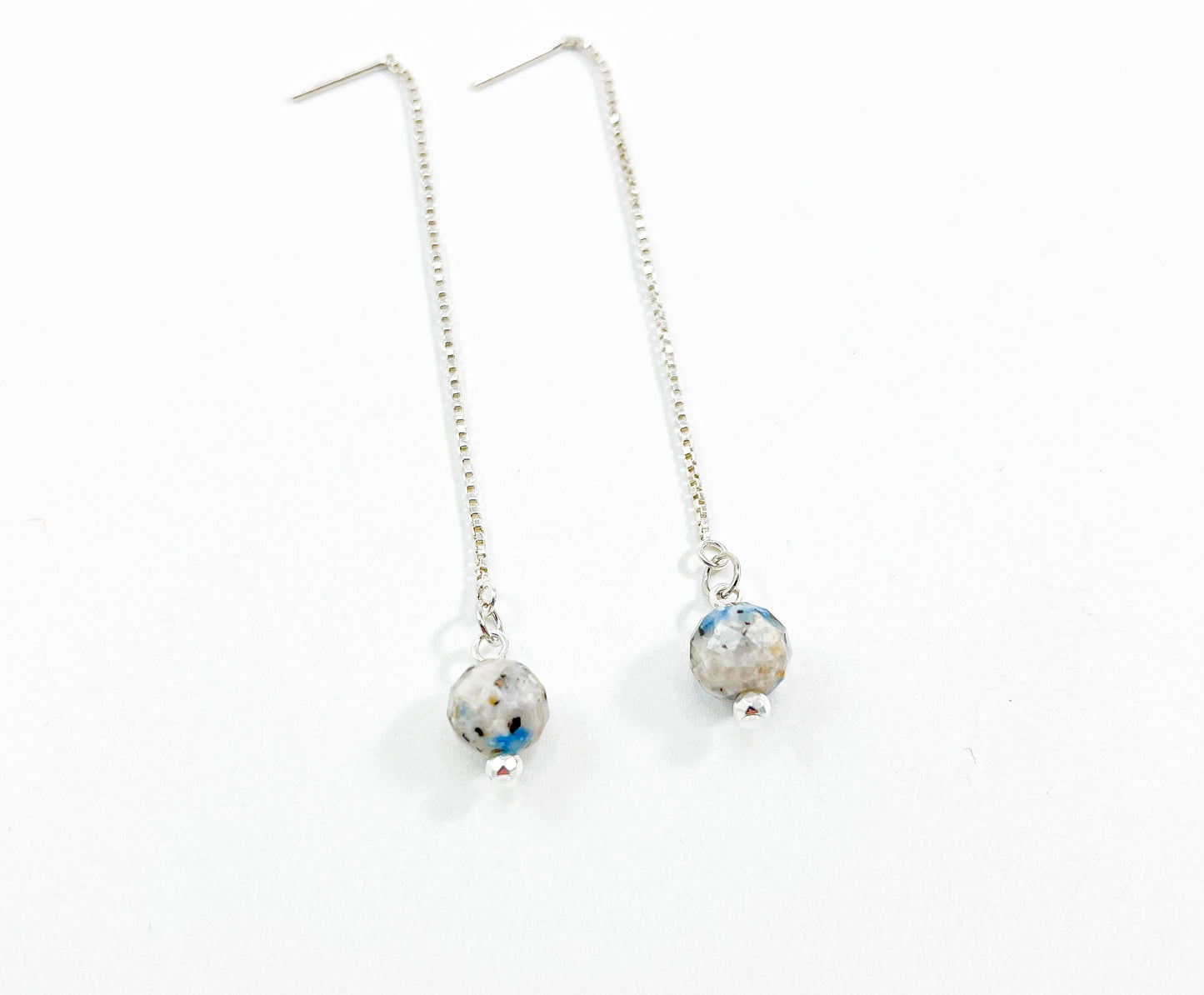 ‘K2’ Jasper & Sterling Silver Threaders