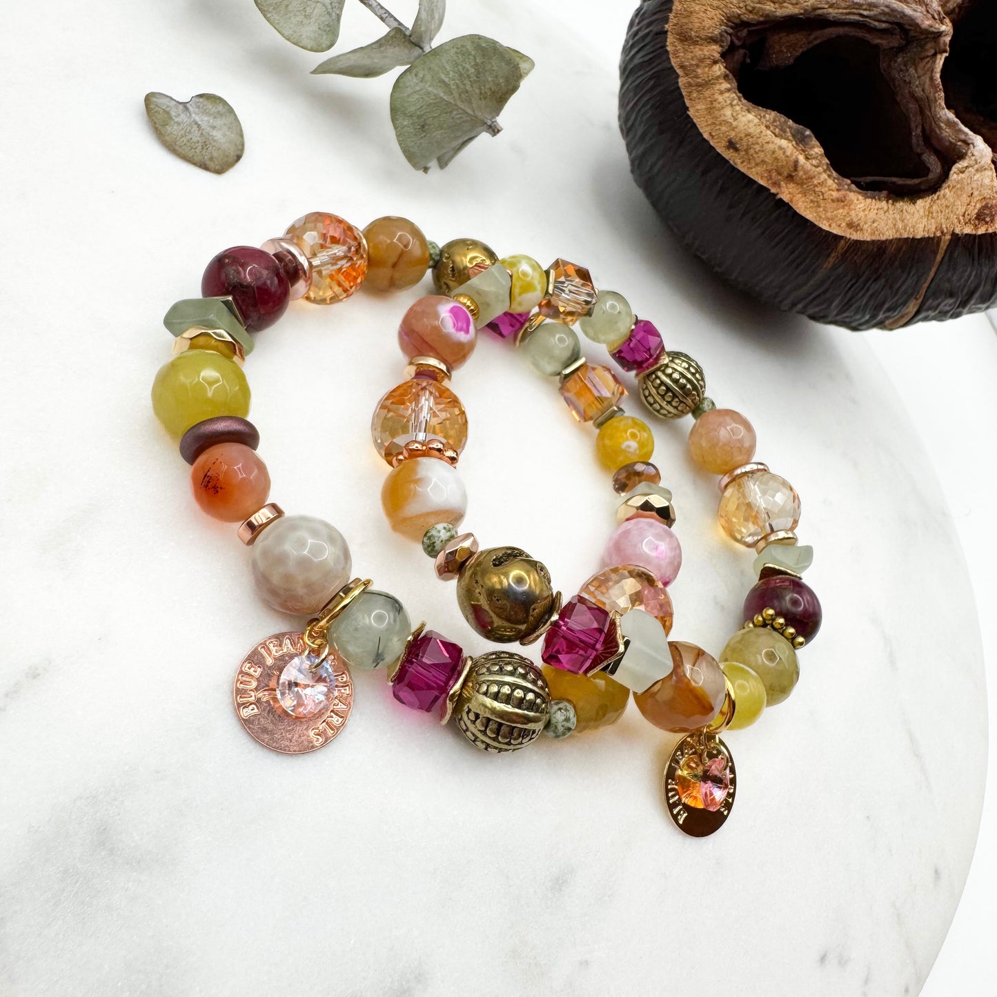 Prairie Sunsets Fuschia & Firelight Bracelet (5)