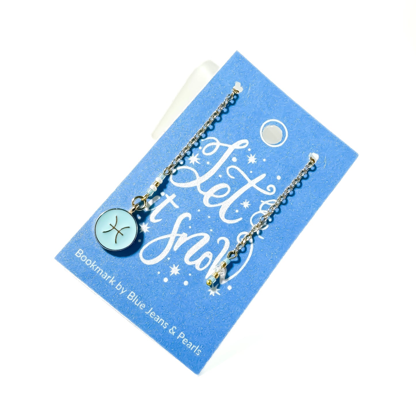 Pisces (Fish) Chain & Charm Bookmark (Feb 19 - Mar 20)