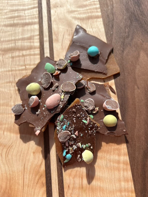 Easter Butter Crunch Toffee