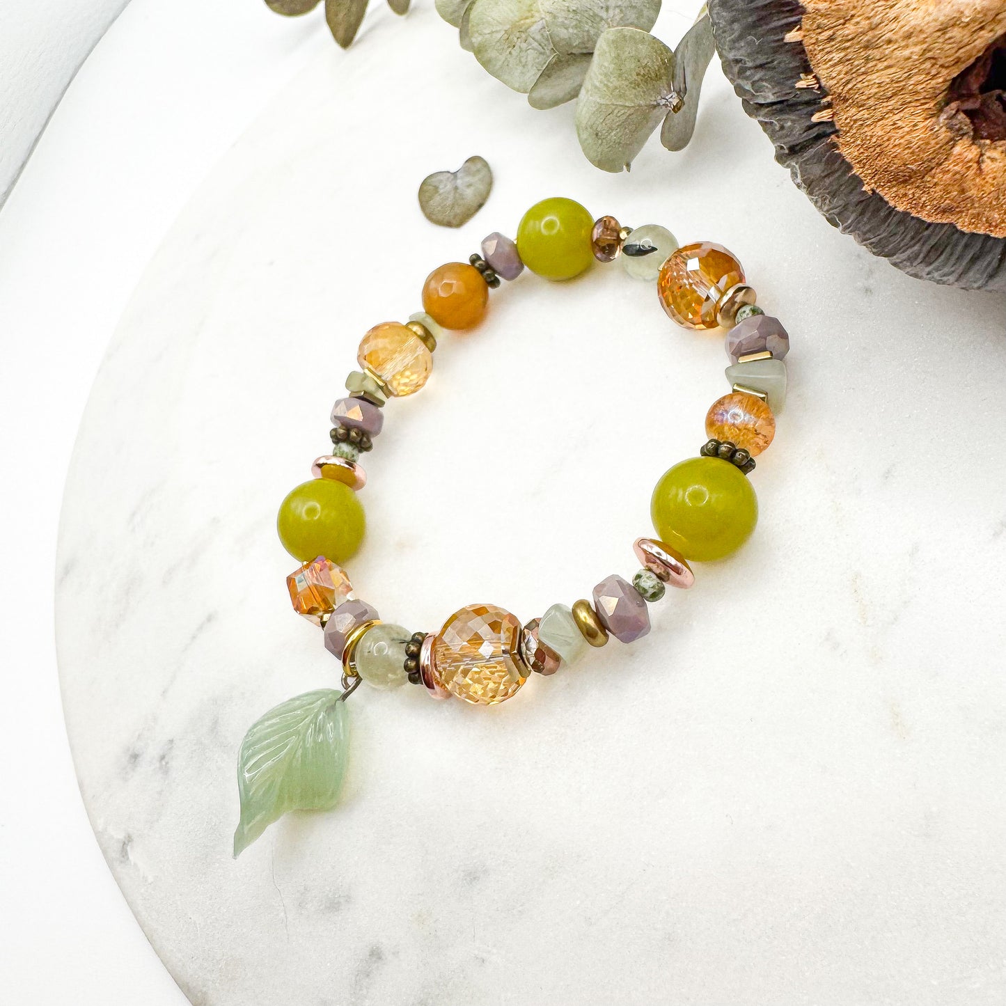 Prairie Sunsets Lime & Lilac Skies Bracelet (5)