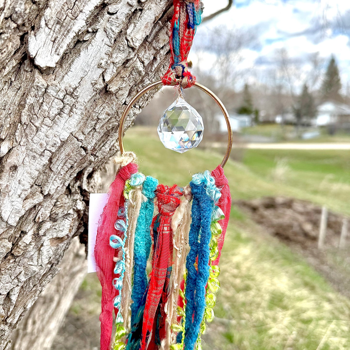 Sari Silk Suncatchers - Tropical Tango