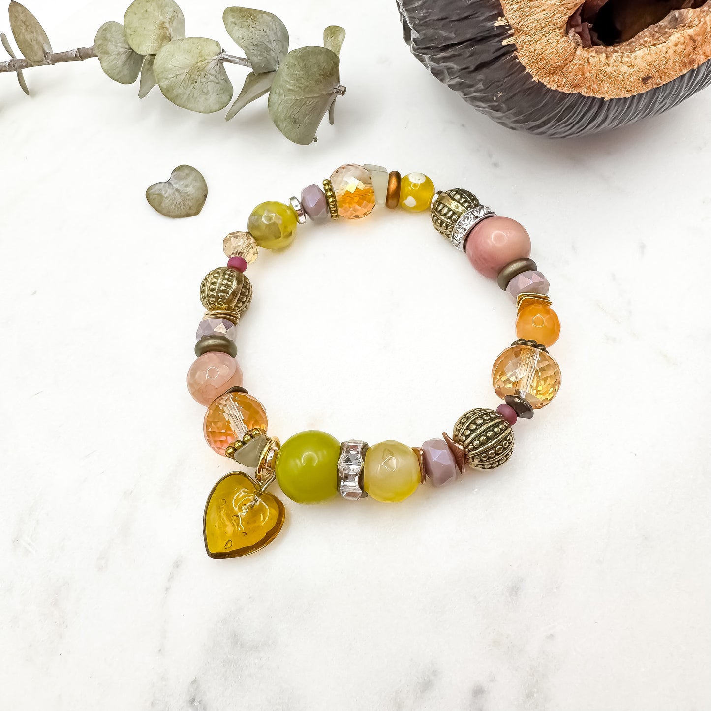 Prairie Sunsets Lime & Lilac Skies Bracelet (2)