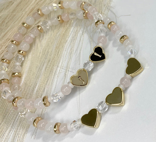 ‘S’ Heart Dainty Stamper - (Prestamped)