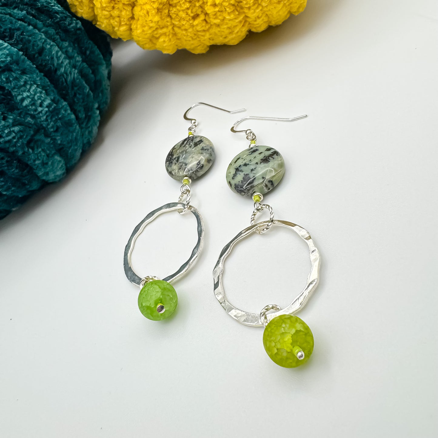Verdant Horizon — African Turquoise + Frosted Quartz
