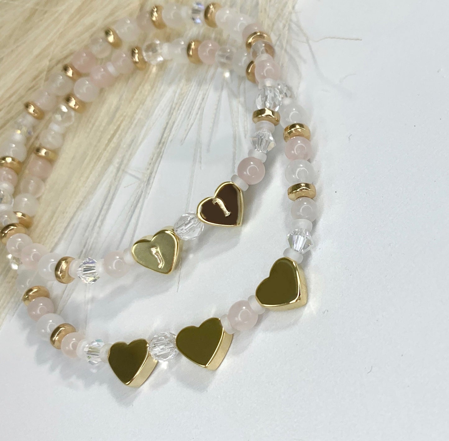 ‘S’ Heart Dainty Stamper - (Prestamped)