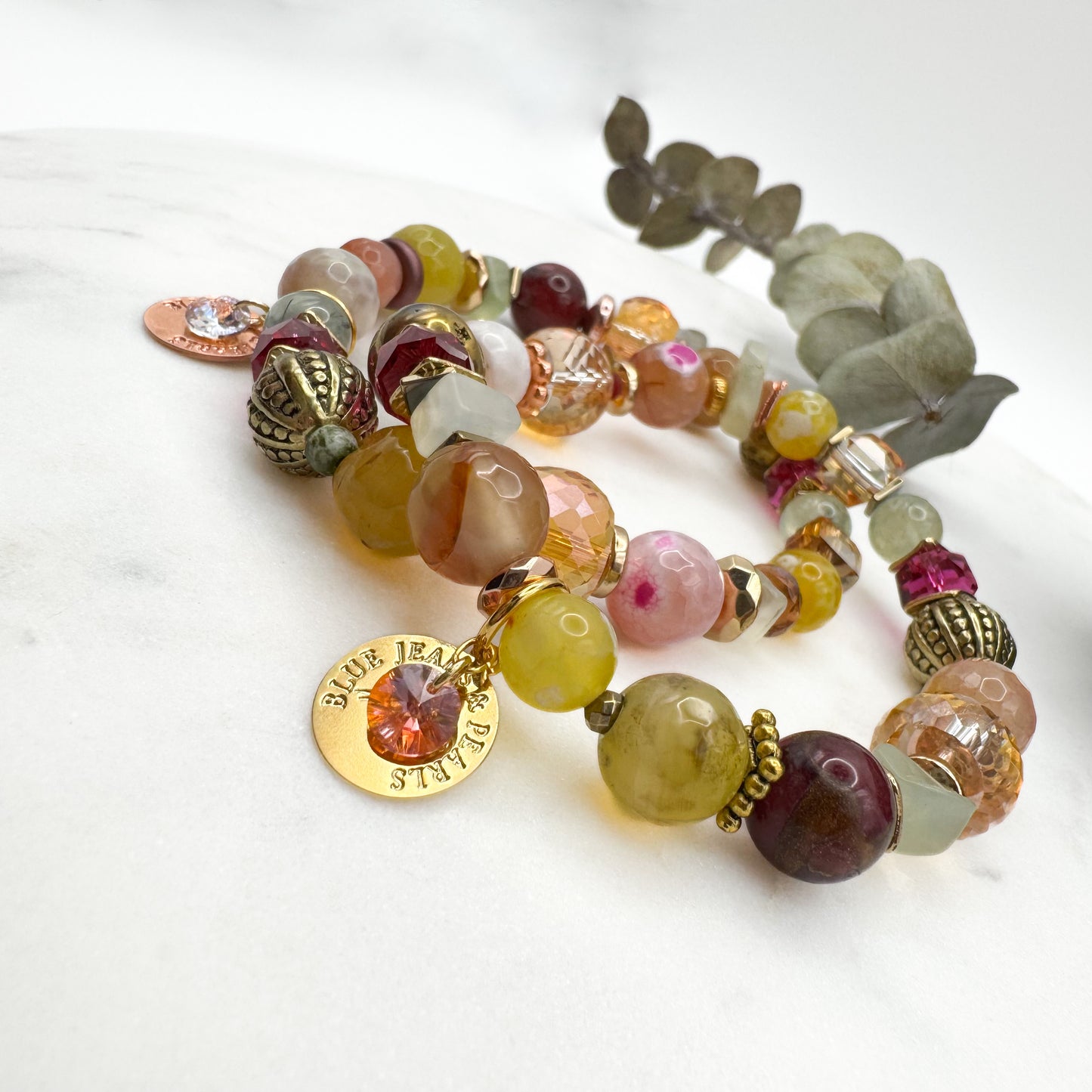 Prairie Sunsets Fuschia & Firelight Bracelet (5)