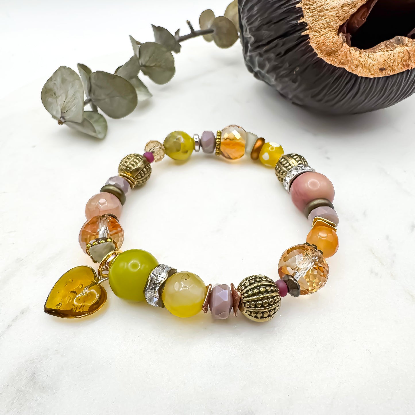 Prairie Sunsets Lime & Lilac Skies Bracelet (2)