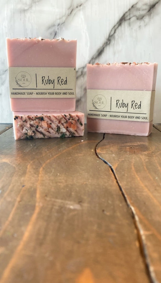 Ruby Red Soap