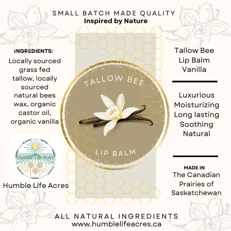 Tallow Bee Lip Balm - Trio