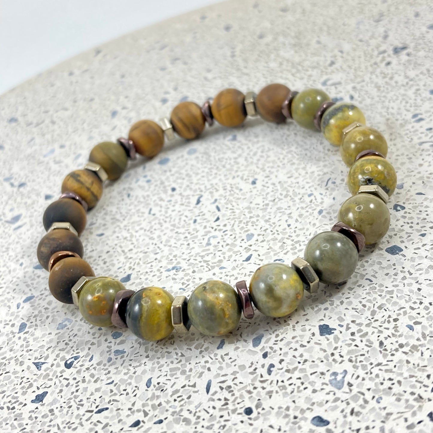 Bumblebee Jasper & Tiger Eye