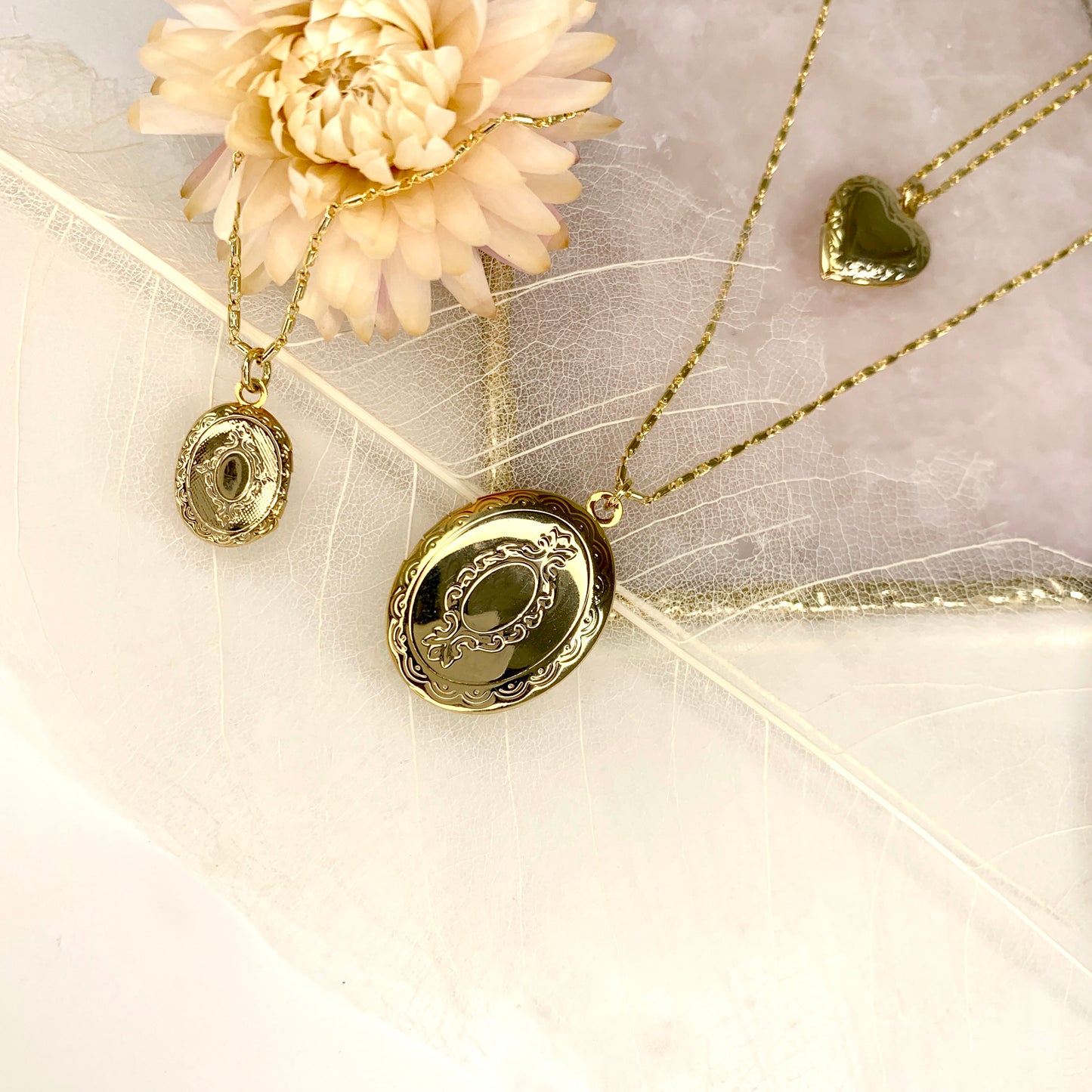 Heart Keepsake Locket Necklace