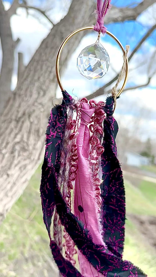 Sari Silk Suncatchers - Velvet Twilight