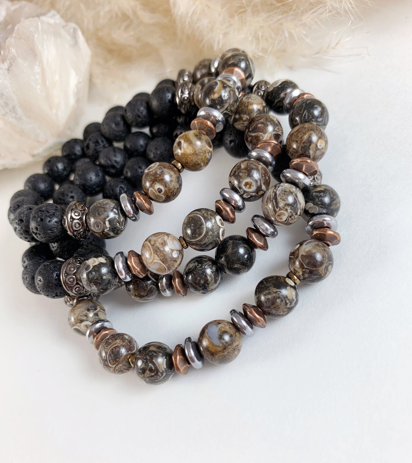 Mahogany Obsidian Diffuser Bracelet