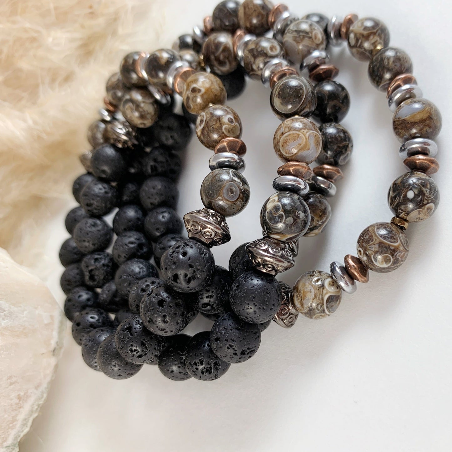 Mahogany Obsidian Diffuser Bracelet