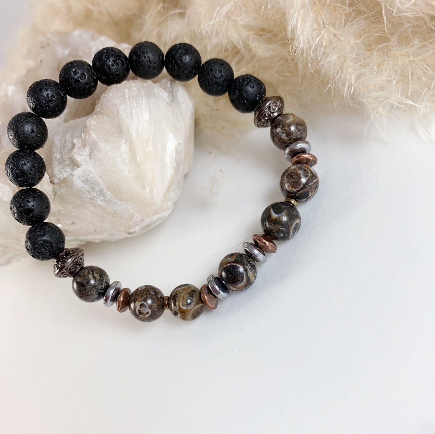 Mahogany Obsidian Diffuser Bracelet