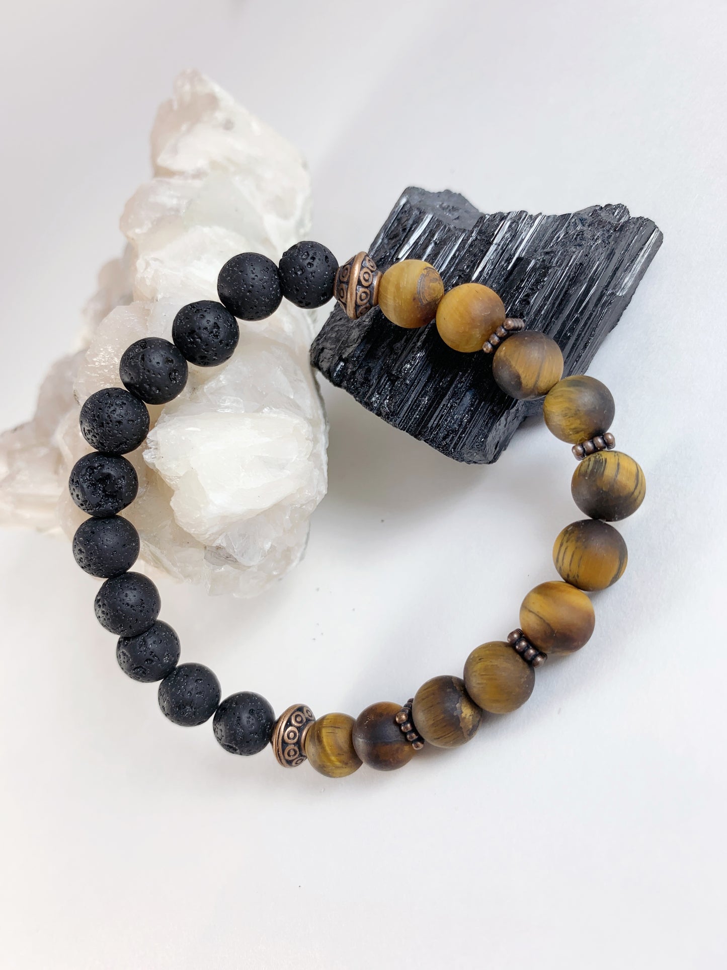 Tiger Eye Diffuser Bracelet (7.5")