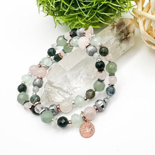 The Wildflower & Wonder Bracelet | A Gemstone Intention Bracelet for Finding Calm in Chaos
