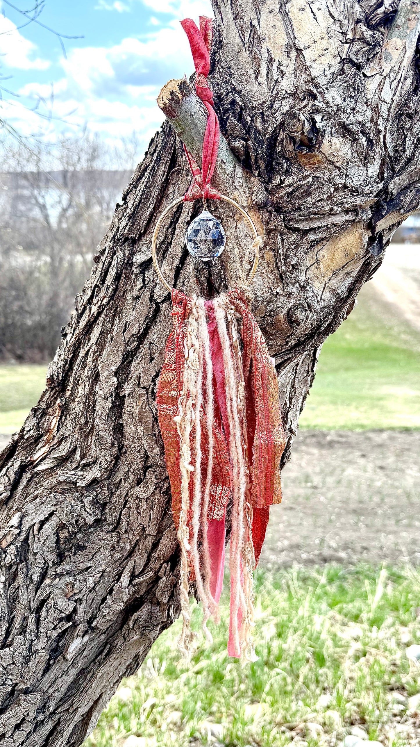 Sari Silk Suncatchers - Coral Cruise