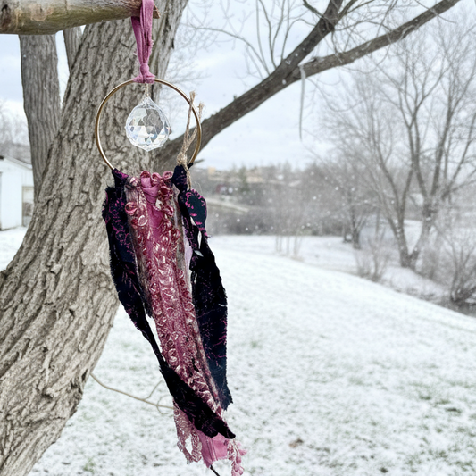 Sari Silk Suncatchers - Velvet Twilight