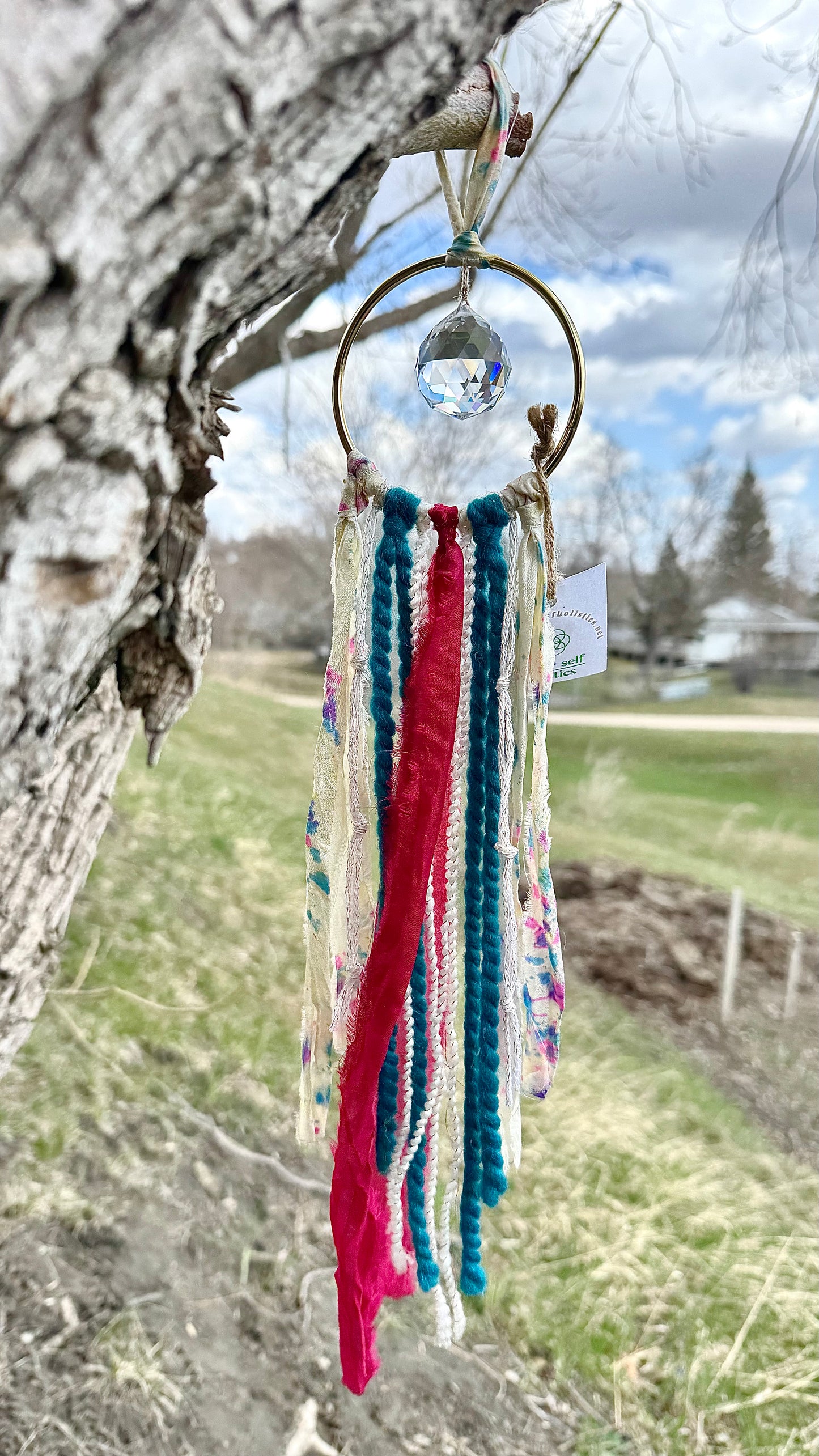 Sari Silk Suncatchers - Electric Cotton Candy