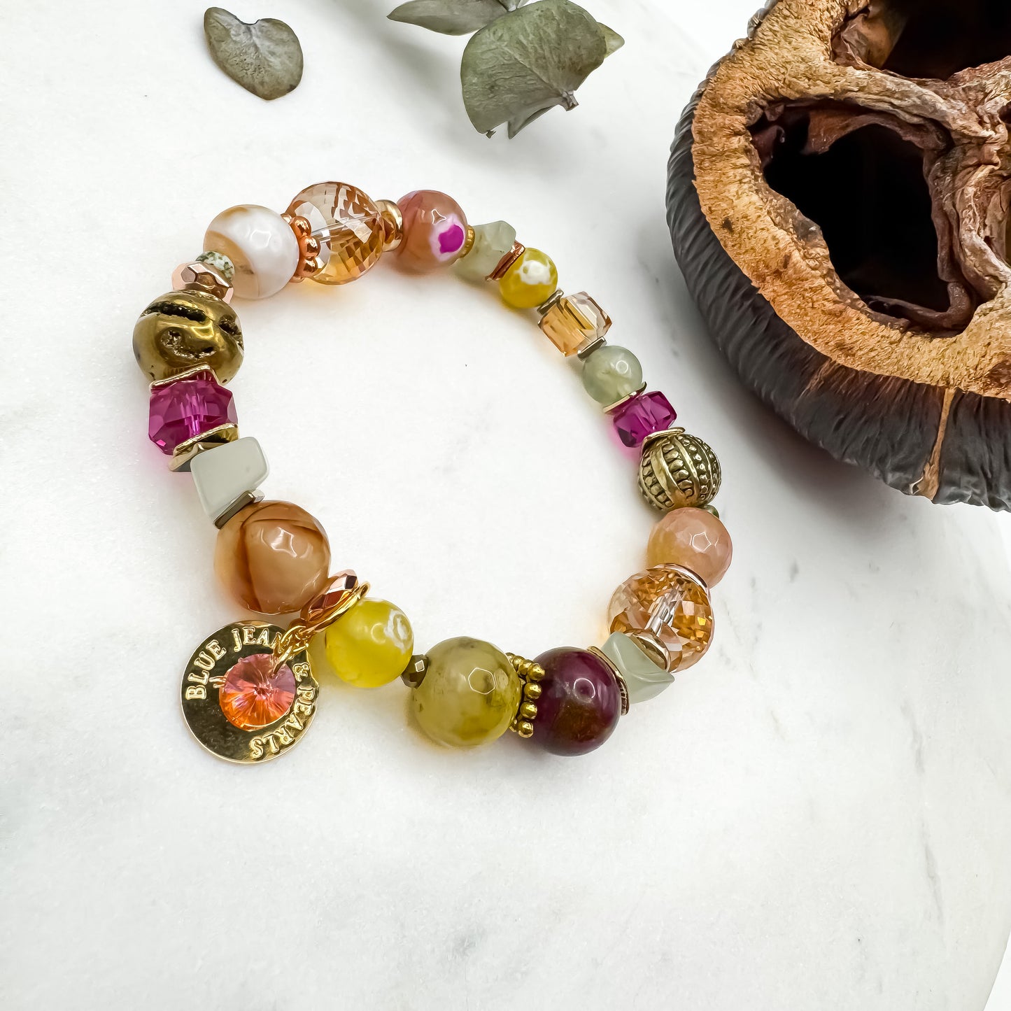Prairie Sunsets Fuschia & Firelight Bracelet (6)