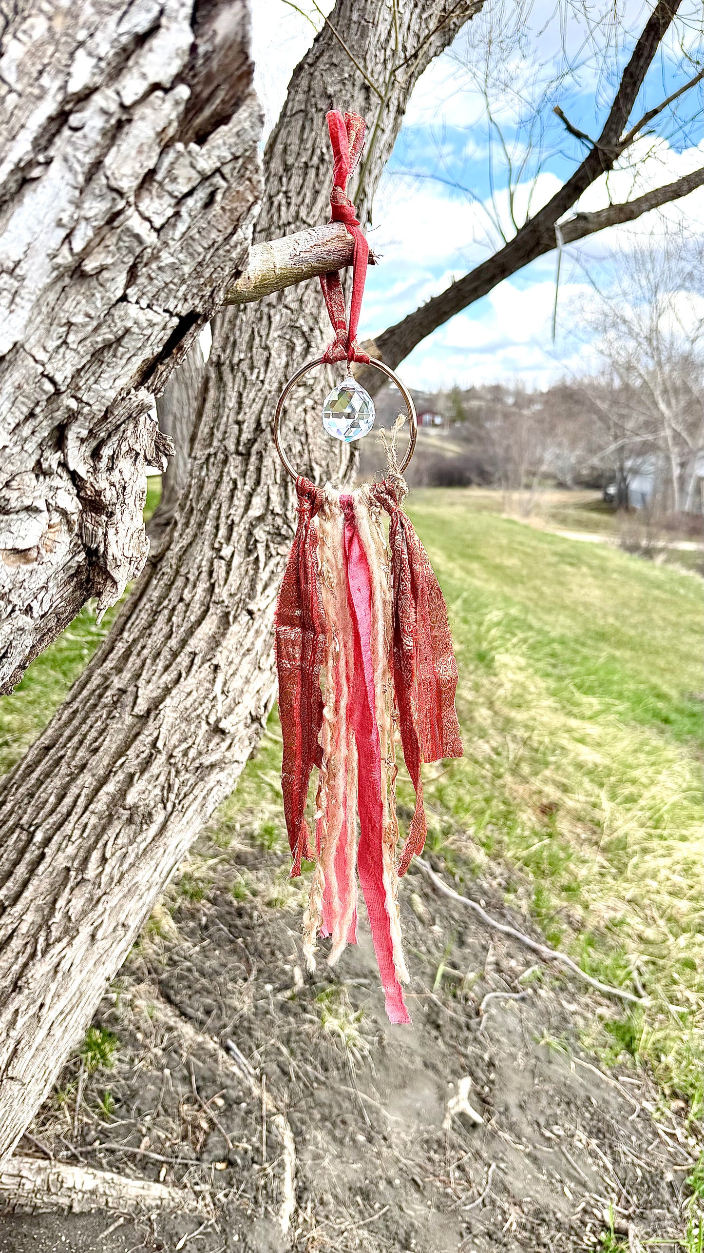 Sari Silk Suncatchers - Coral Cruise