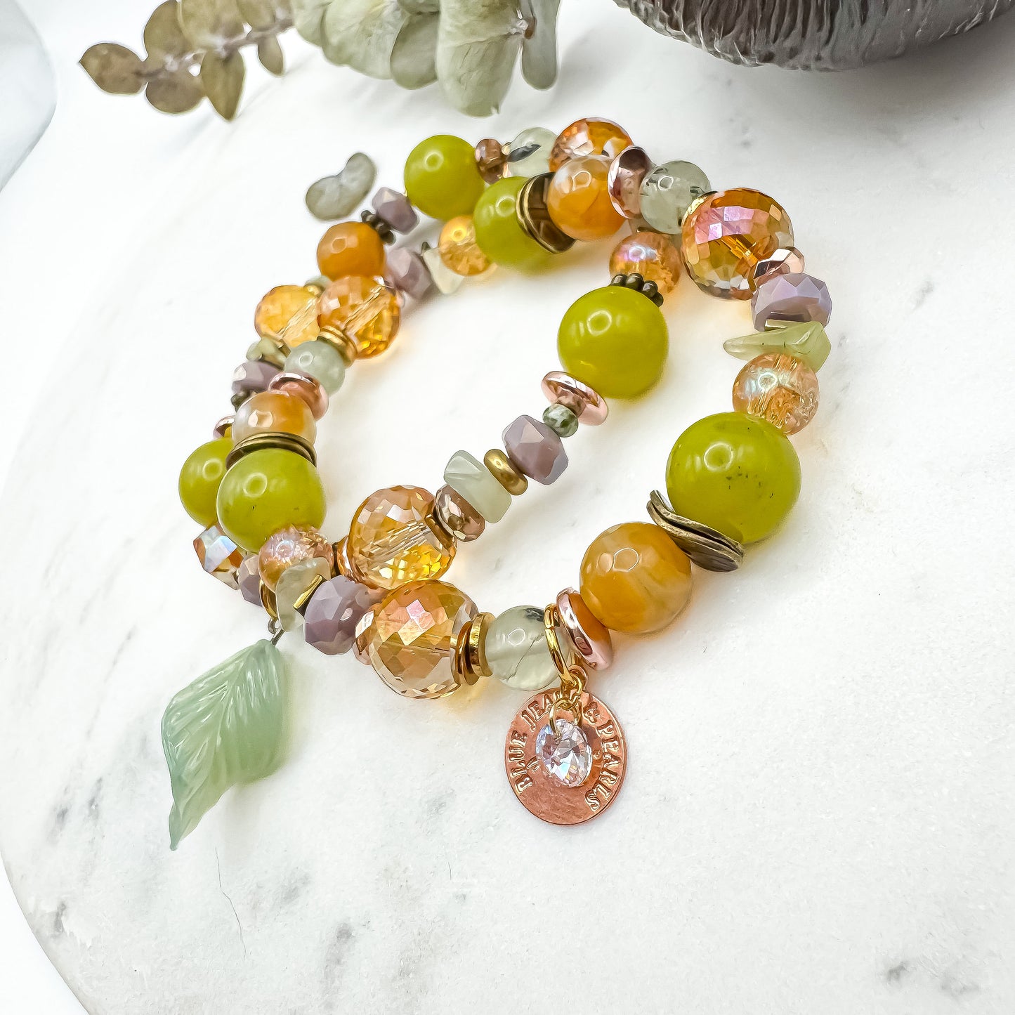 Prairie Sunsets Lime & Lilac Skies Bracelet (5)