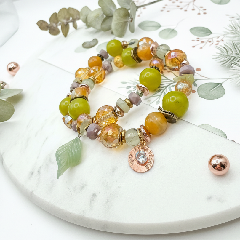 Prairie Sunsets Lime & Lilac Skies Bracelet (4)
