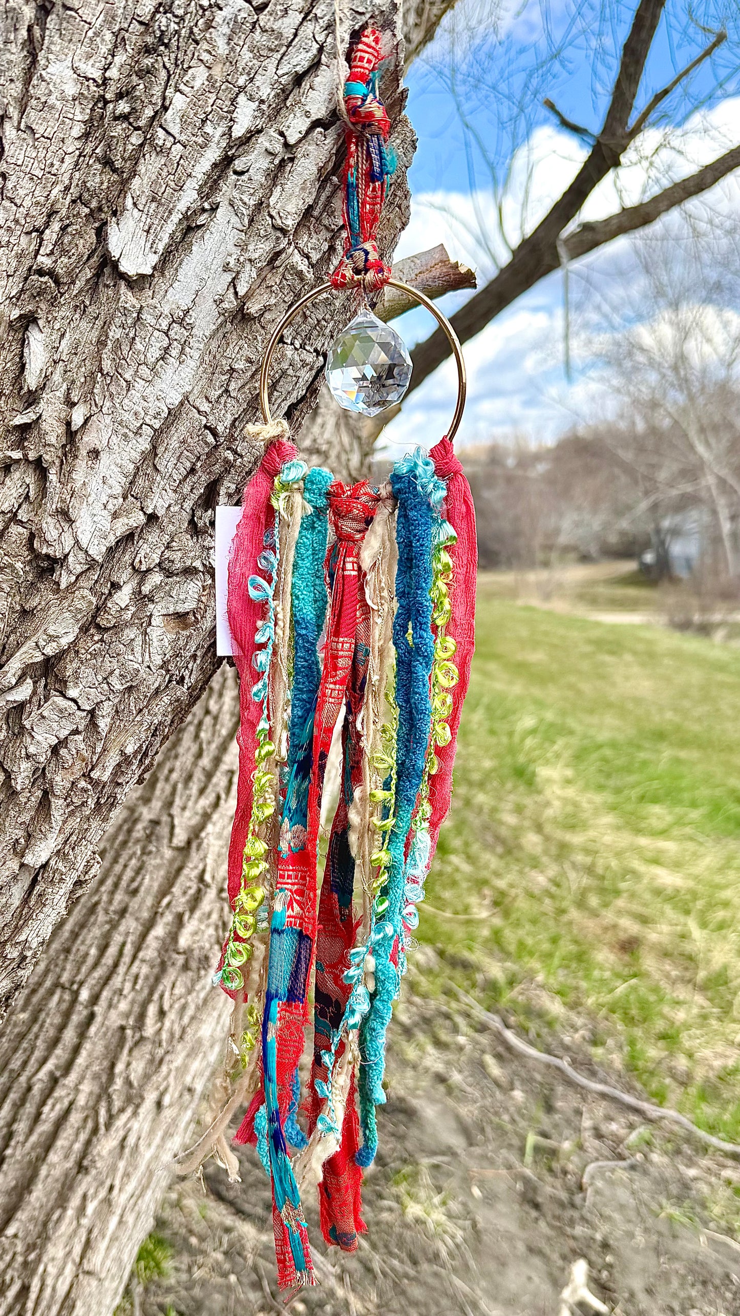 Sari Silk Suncatchers - Tropical Tango