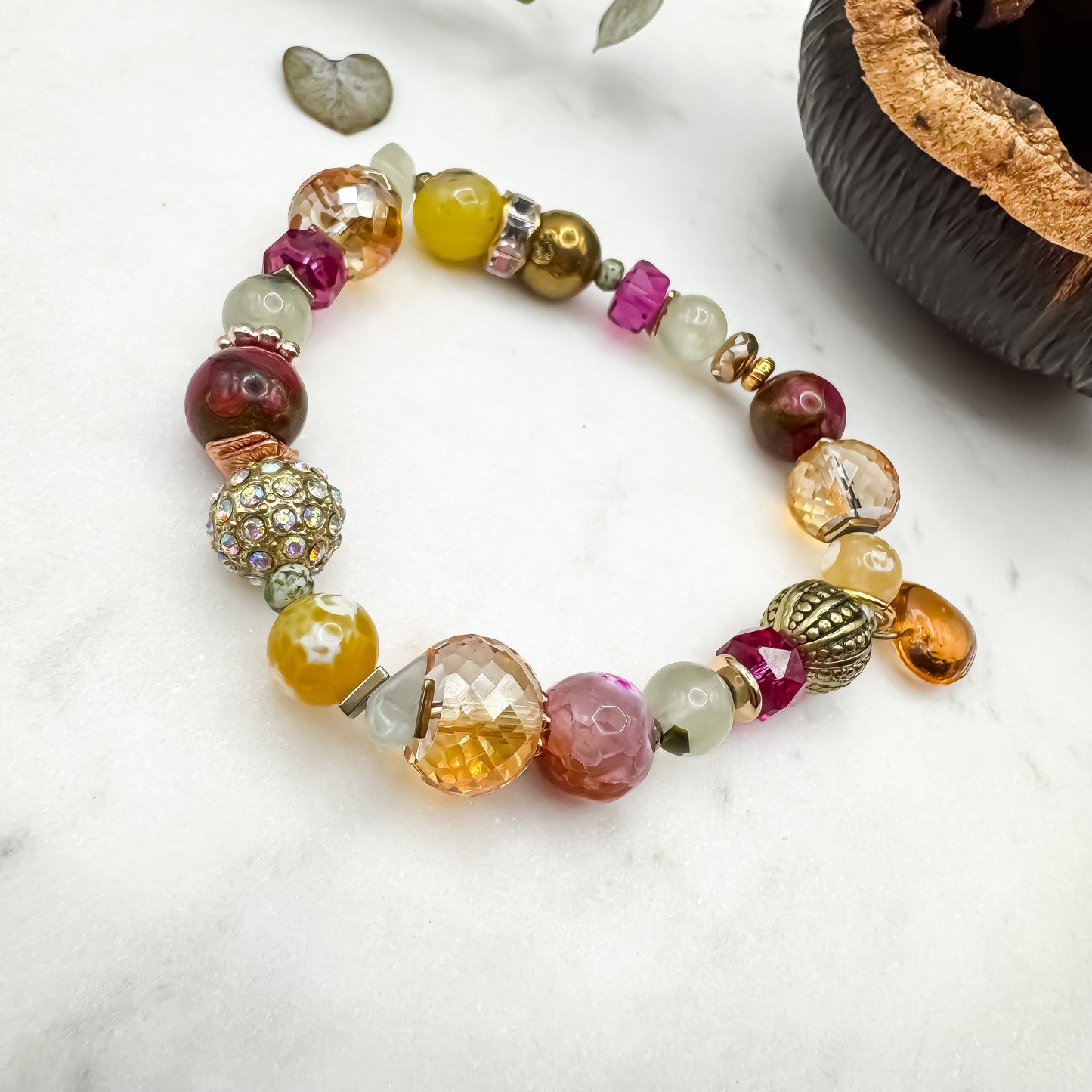 Prairie Sunsets Fuschia & Firelight Bracelet (9)