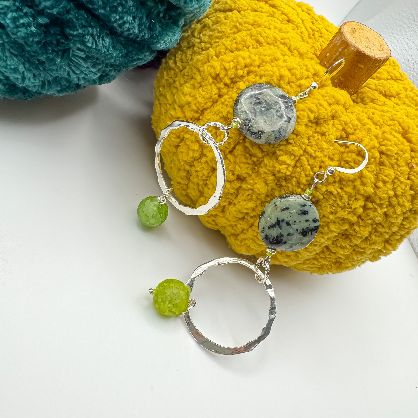 Verdant Horizon — African Turquoise + Frosted Quartz