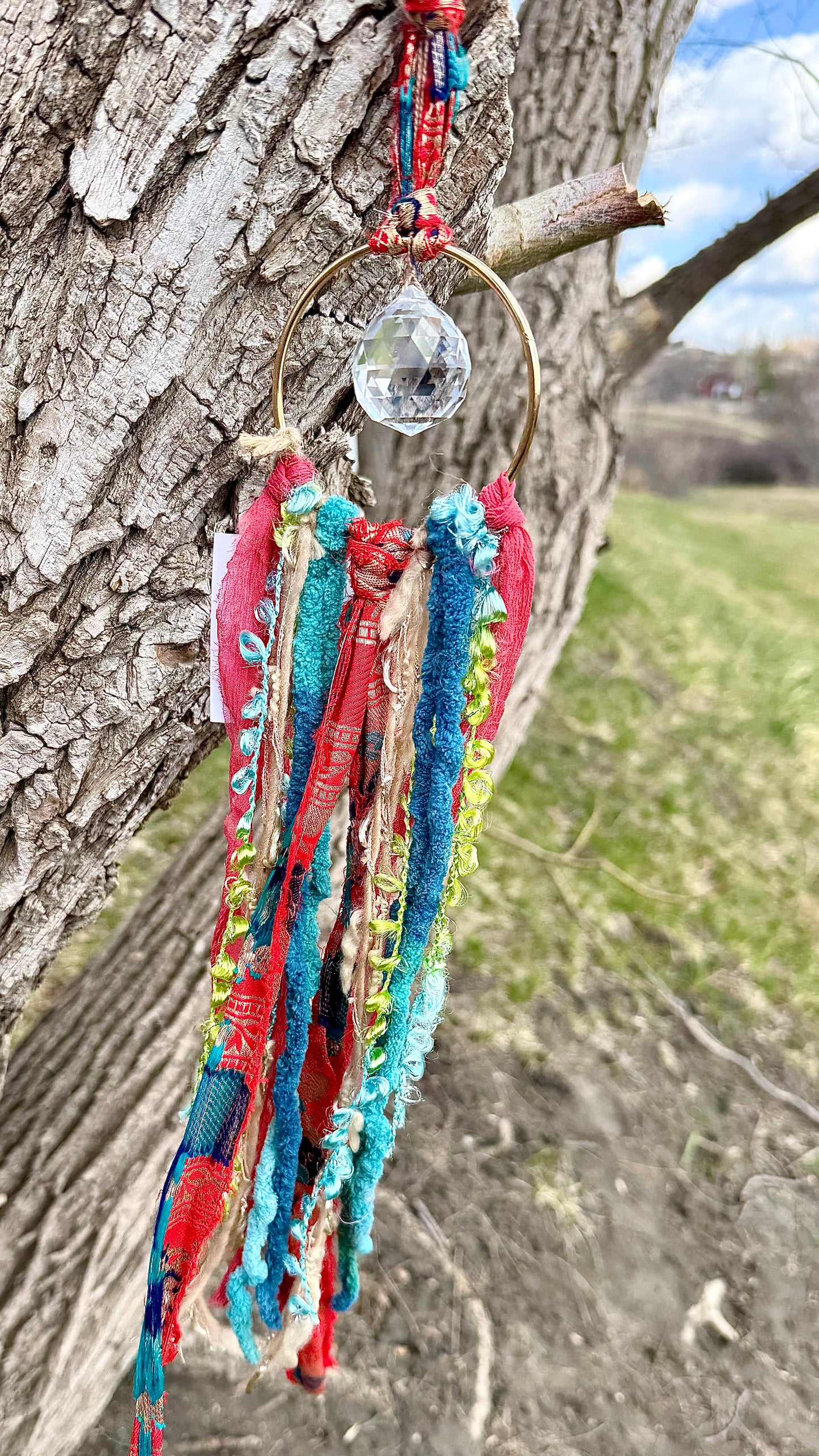 Sari Silk Suncatchers - Tropical Tango
