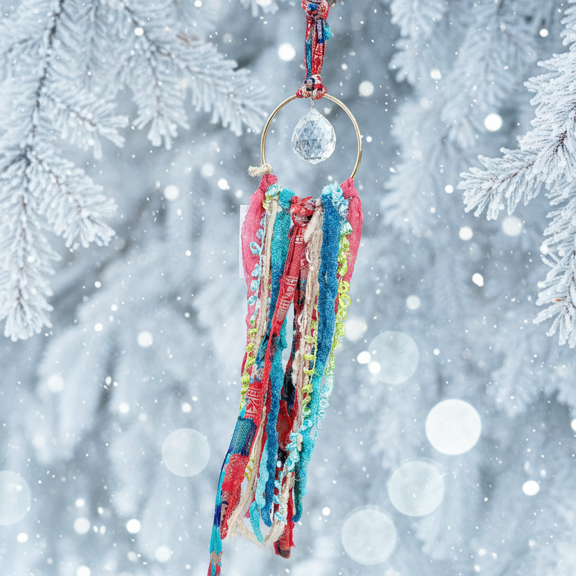 Sari Silk Suncatchers - Tropical Tango