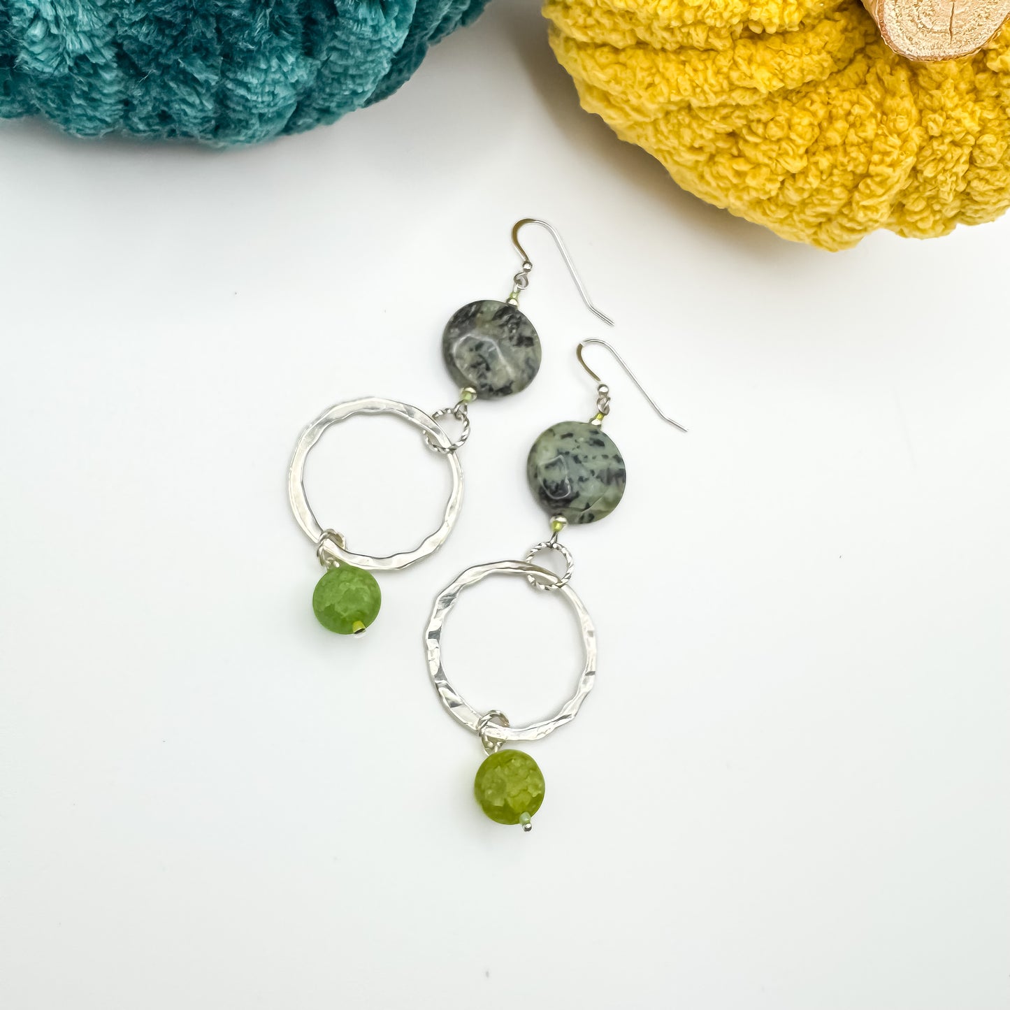 Verdant Horizon — African Turquoise + Frosted Quartz