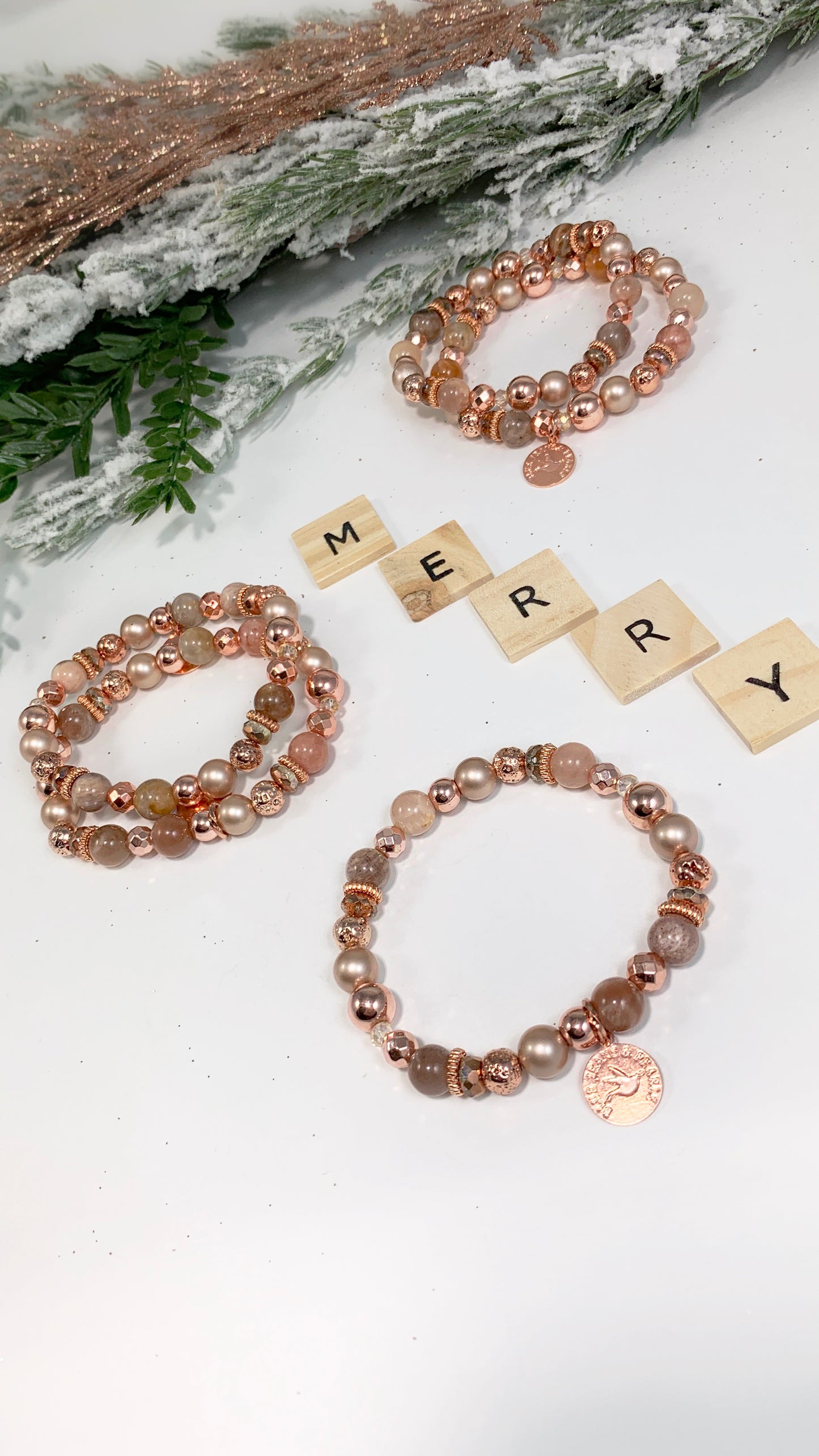 Sunstone & Moonstone Bracelet (8mm)