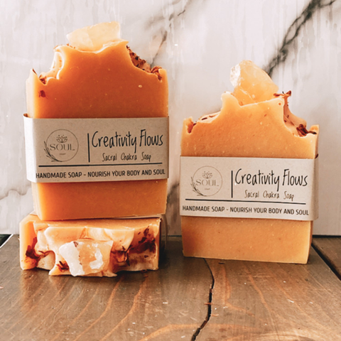 Creativity Flows -Sacral Chakra Soap