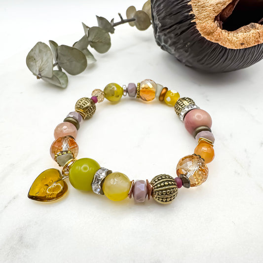 Prairie Sunsets Lime & Lilac Skies Bracelet (2)