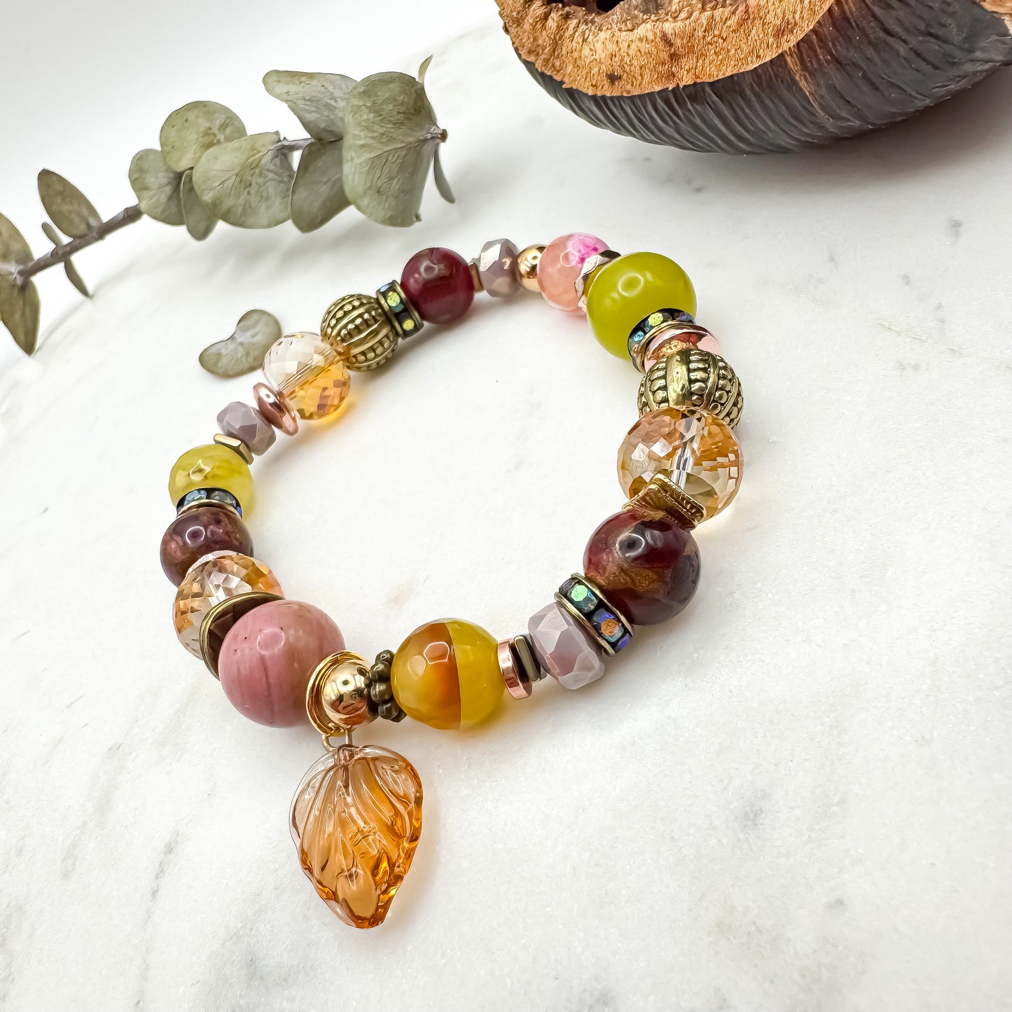 Prairie Sunsets Fuschia & Firelight Bracelet (3)