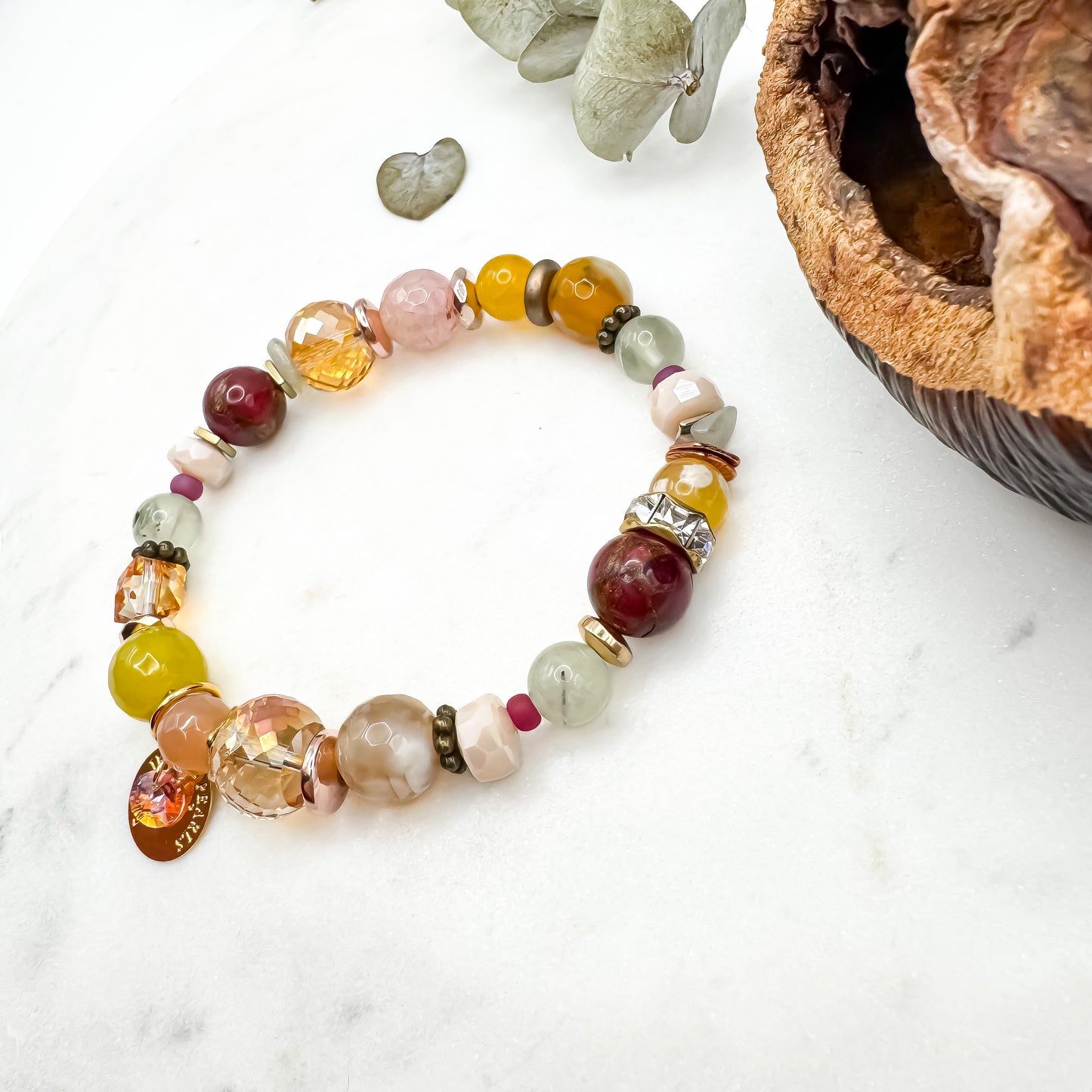 Prairie Sunsets Fuschia & Firelight Bracelet (1)