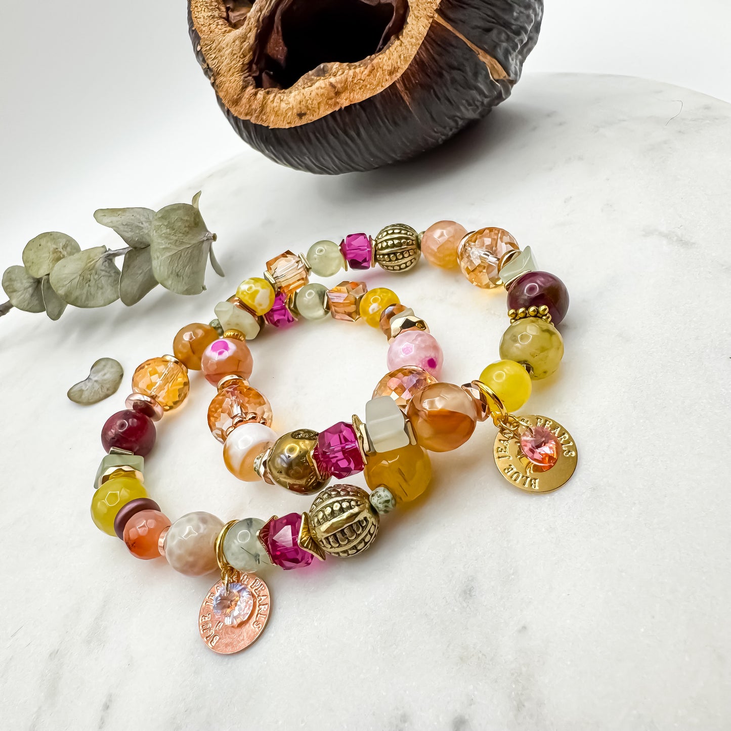 Prairie Sunsets Fuschia & Firelight Bracelet (5)