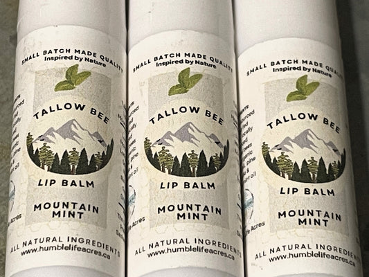 Tallow Bee Lip Balm - Mountain Mint