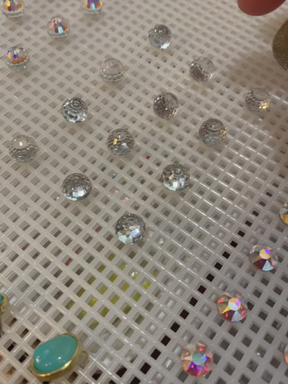 Crystal Clear Disco Stud