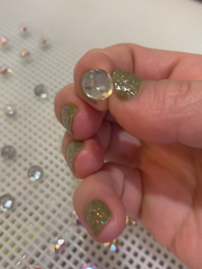 Crystal Clear Disco Stud