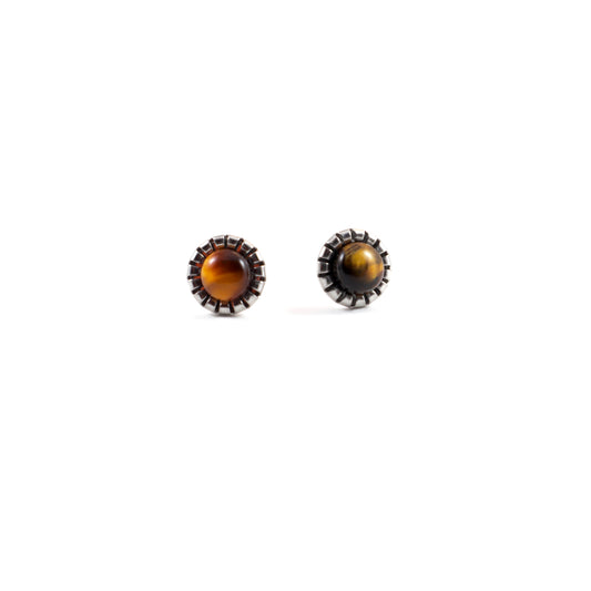 Tiger Eye Studs